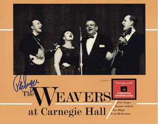 The Weavers autograph
