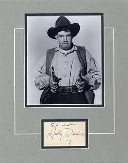 Andy Devine autograph