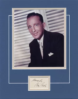 Bing Crosby autograph