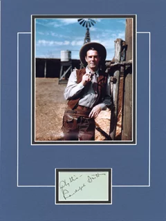Randolph Scott autograph