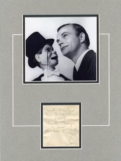 Edgar Bergen & Charlie McCarthy autograph