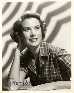 Grace Kelly autograph