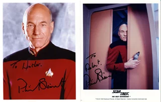 Patrick Stewart autograph