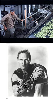 Charlton Heston autograph