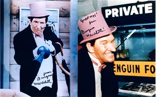 Burgess Meredith autograph