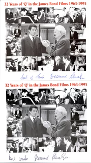 Desmond Llewelyn autograph