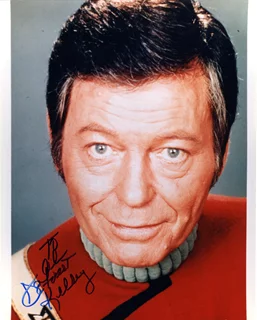 Deforest Kelley autograph