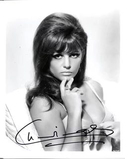 Claudia Cardinale autograph