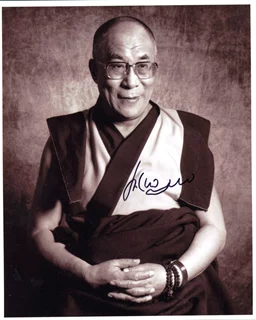 Dalai Lama autograph