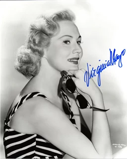 Virginia Mayo autograph