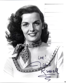 Jane Russell autograph