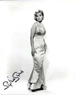Sylvia Syms autograph