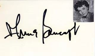 Anne Bancroft autograph