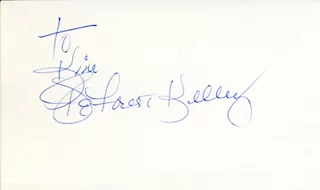 Deforest Kelley autograph