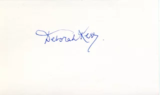 Deborah Kerr autograph