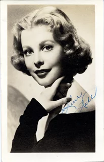 Arlene Dahl autograph