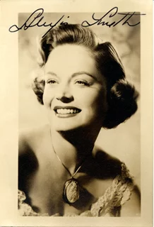 Alexis Smith autograph
