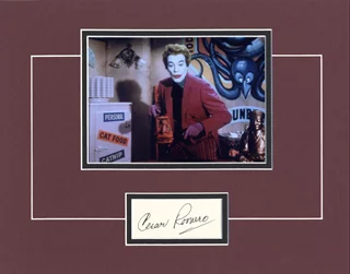Cesar Romero autograph