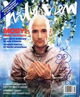 Moby autograph