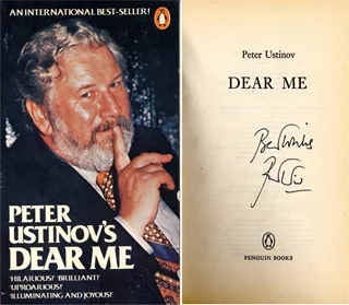 Peter Ustinov autograph