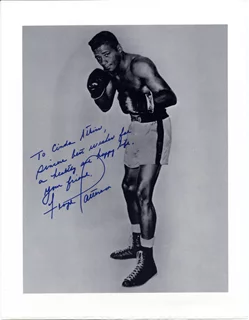 Floyd Patterson autograph
