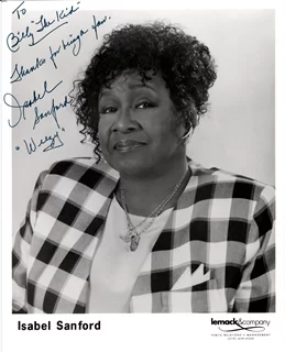 Isabel Sanford autograph