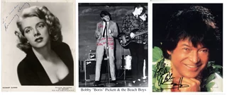 Deceased Singers Lot autograph