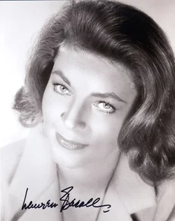 Lauren Bacall autograph