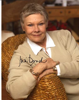 Judi Dench autograph