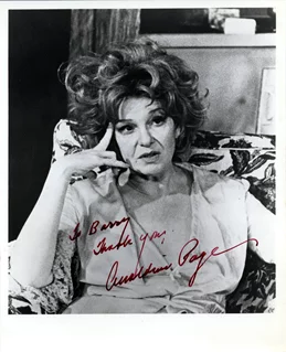 Geraldine Page autograph