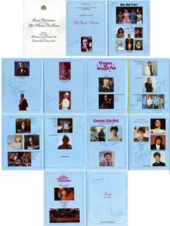 British Rock Stars autograph