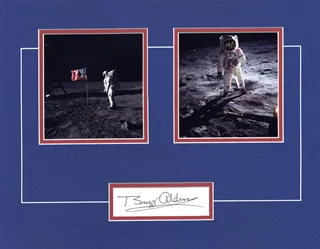 Buzz Aldrin autograph