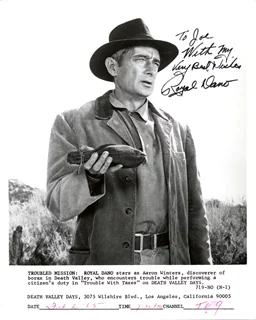 Royal Dano autograph