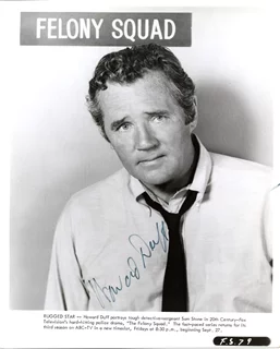 Howard Duff autograph