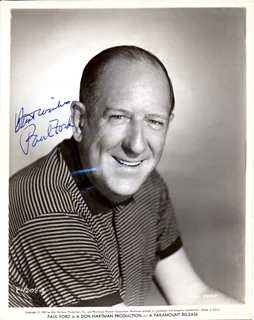 Paul Ford autograph