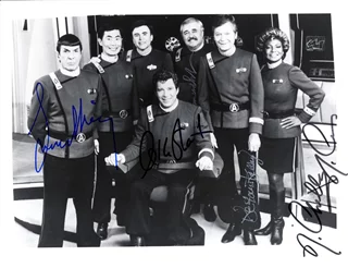 Star Trek autograph