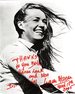 Jeanne Moreau autograph
