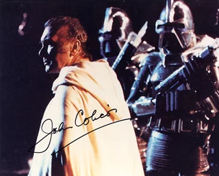John Colicos autograph