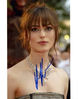 Keira Knightley autograph