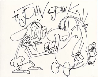 Ren & Stimpy autograph