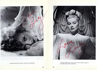 Lucille Ball autograph