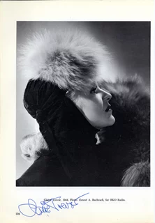 Claire Trevor autograph