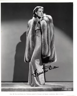 Frances Dee autograph