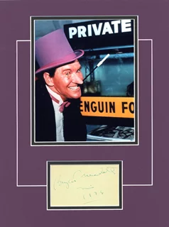 Burgess Meredith autograph