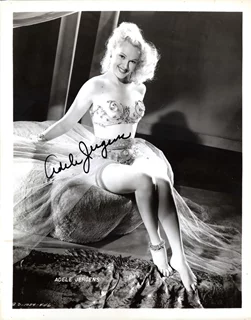 Adele Jergens autograph