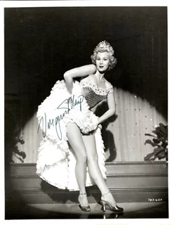 Virginia Mayo autograph