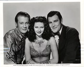 Yvonne DeCarlo autograph