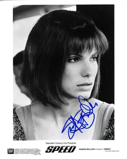 Sandra Bullock autograph
