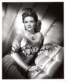 Dorothy Malone autograph