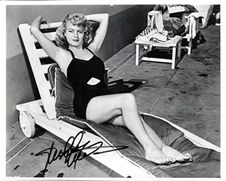 Shelley Winters autograph